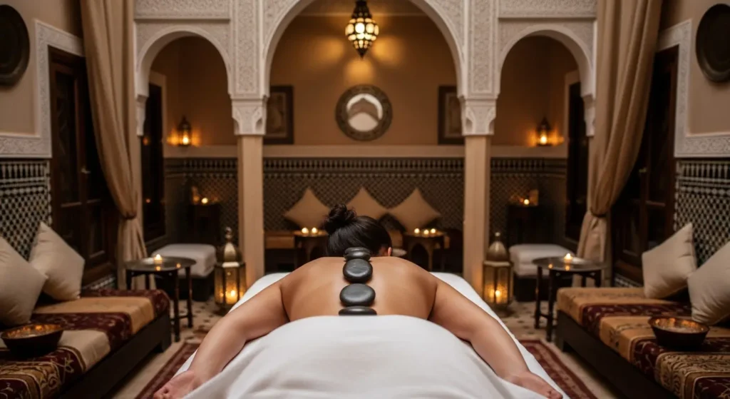 Massage aux Pierres Chaudes à Marrakech