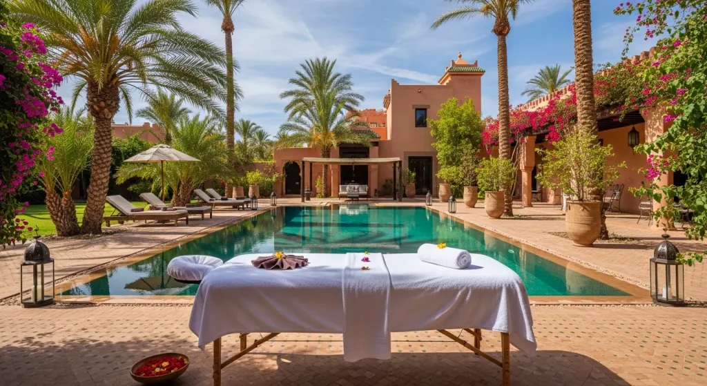 séance de massage privé à domicile à Marrakech