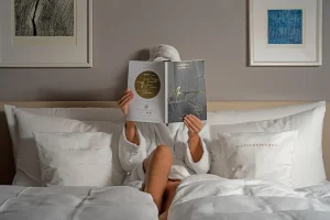 Sleeping on clouds in the award winning hotel “Der Öschberghof” in Germany, Black Forrest.